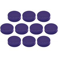 Ergo Aimants Medium, diametre 30 x 8 mm, lot de 10 violett