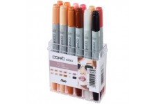COPIC Ciao Set de 12 Marqueurs de dessin Couleurs Portrait 22075705
