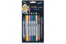 Copic Ciao Ensemble comprenant Manga 1 Marqueur (Lot de 5)/ Stylo multiliner