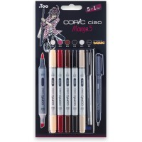 Copic marqueur ciao 5+1 Set, Manga 5