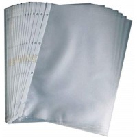 220766 Pack de 100 Pochettes Grainees A5 Transparent