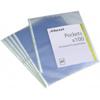 22445490 Pack de 100 Pochettes A3 Portrait Grainee Transparent