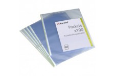 22445490 Pack de 100 Pochettes A3 Portrait Grainee Transparent