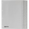 King Mec 721311 Index en polypropylene A4 1-100 Gris