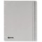 King Mec 721308 Index en polypropylene A4 1-52 Gris