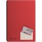 parapheur Color, format A4, 20 compartiments, rouge