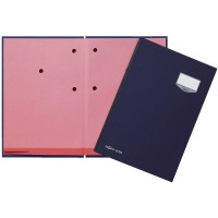 24201-02 Lot de 20 carnets de signatures Bleu