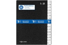 1-31- Agenda organiseur Noir (Import Royaume Uni)