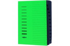 24122-03 Noir, Vert fichier - Fichiers (Noir, Vert, A4, Portrait, 245 mm, 5 mm, 320 mm)