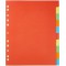 32006-20 onglet, A4, XXL, 10 pieces, 5 couleurs de