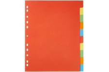 32006-20 onglet, A4, XXL, 10 pieces, 5 couleurs de
