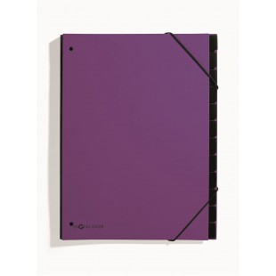 trieur a  documents trend, 12 pieces (violet)