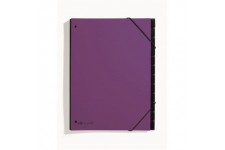 trieur a  documents trend, 12 pieces (violet)