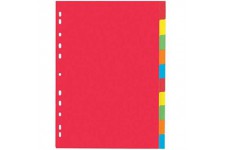 intercalaires 31101-20 A4 en 5 couleurs