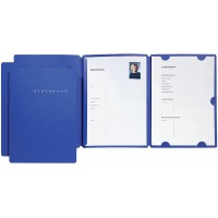 Durable Dossier de candidature Select en 3 parties avec pinces (Bleu) (Import Allemagne)