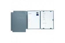 Durable Dossier de candidature Select en 3 parties avec pinces (Gris) (Import Allemagne)