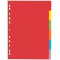 31061- Intercalaire A4 6, 6 couleurs assorties