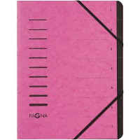 40058-34 Trieur 7 compartiments, rose fonce