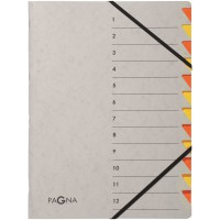 Trieur 7 compartiments Easy Grey 12 pieces orange