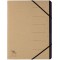 Trieur a 7 compartiments, elastique noir, carton recycle avec impression discrete