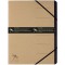 Trieur a 7 compartiments, elastique noir, carton recycle avec impression discrete