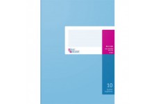 Konig & Ebhardt 8611601 Carnet de comptes avec 10 tranches Bleu Clair/Magenta