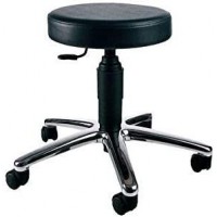 72279 D10 TEC 70 Tabouret pivotant Chrome/noir