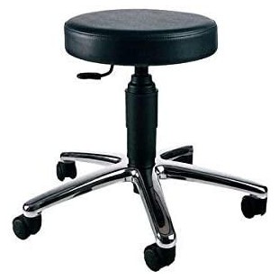 72279 D10 TEC 70 Tabouret pivotant Chrome/noir