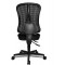 Head Point SY Chaise de Bureau Ergonomique reglable en Hauteur avec revetement en Tissu Noir