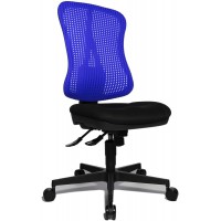 Head Point SY Chaise de Bureau Ergonomique avec Assise reglable en Hauteur Bleu Roi/Noir