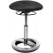 Tabouret, Polyester, Noir, Stoff