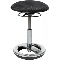 Tabouret, Polyester, Noir, Stoff