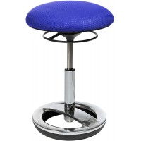 Tabouret, Bleu, Stoff