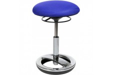 Tabouret, Bleu, Stoff