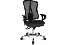 Head Point SY Chaise de Bureau Ergonomique avec accoudoirs Noir