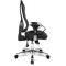 Head Point SY Chaise de Bureau Ergonomique avec accoudoirs Noir