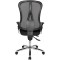 Head Point SY Chaise de Bureau Ergonomique avec accoudoirs Noir