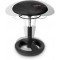 Sitness Racer Bob Tabouret pivotant, Similicuir, Noir/Noir, 38,5 x 38,5 x 57 cm