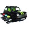 Sitness Racer Bob Tabouret pivotant, Similicuir, Noir/Noir, 38,5 x 38,5 x 57 cm