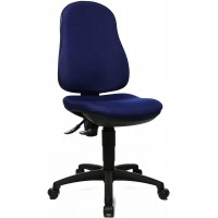 Point 70 Chaise de Bureau pivotante, Polypropylene, Bleu, 55 x 47 x 110 cm