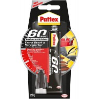 Pattex 1990277 Colle universel"60 Sec" 20 g, Noir