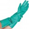 Franz Mensch Hygostar 2666 Gants professionnels en nitrile Vert Taille S 34 cm