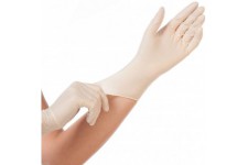 Franz Mensch Hygonorm Grip Light Gants en latex non poudres Blanc L