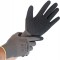 Lot de 12 : Franz Mensch Hygostar SKILL Gants en tricot fin avec revetement en latex Gris Taille M