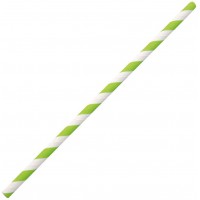 franz mensch Paille en papier NATURE , vert / blanc