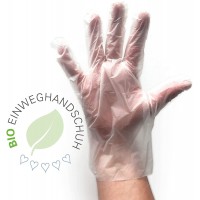 NATURE STAR Bio-handschuh Green, aus pla, m, Transparent Noir
