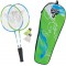 Talbot Torro Set de Badminton 2-Attacker Junior, pour Enfants, 2 Raquettes Raccourcies 53 cm, 2 Volants, dans Un Sac Precieux, 4