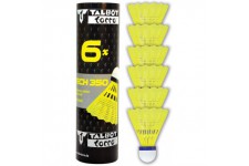 Talbot Torro Tech 350 Lot de 6 Volants de Badminton