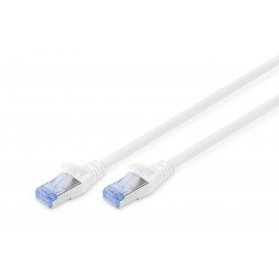 CAT 5e SF-UTP Cable de brassage, Cu, PVC AWG 26/7, length 0.5 m, color grey