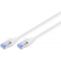 DIGITUS Cable patch RJ45 Premium AWG 26/7 CAT 5e SF/UTP blinde 1 m Gris